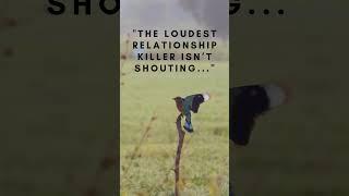 The loudest relationship killer isn’t.... #loud #relationshipwisdom #viralshorts