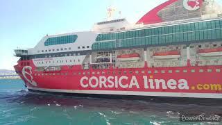 CORSICA linea ferries France|| Corsica ferries goods  services and cabin || Corsica linea