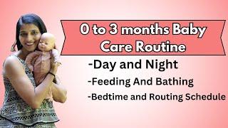 0-3 months babies routine- day, play, feed, bath & bedtime? How to Schedule Baby‘s Routine