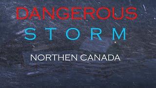 VERY STRONG SNOW STORM | Howl wind Snowfall | Intence Blizzard | Northen Canada | Ice Storm