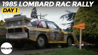 1985 Lombard RAC Rally - Day 1 Report