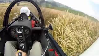 Gyroplane/gyrocopter emergency landings