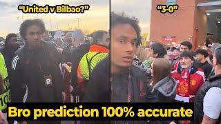 Zirkzee really predicted the score correctly against Bilbao before—just listen to what he said...
