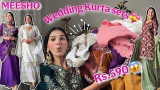 *HUGE*Meesho Wedding Wear Kurta Sets Haul|Sharara set,indo western /Try on Haul Swati Rathi