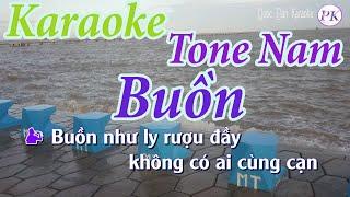 Karaoke Buồn (Bossa Nova) - Tone Nam(Rê Thứ Dm) - Quốc Dân Karaoke