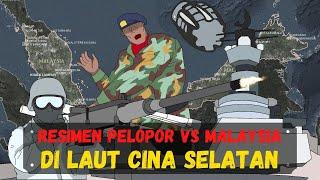 Resimen Pelopor Bentrok Dengan AL Malaysia Di Laut Cina Selatan (Sejarah Seru - Sejarah Indonesia)