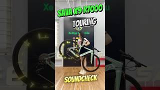 Soundcheck TOURING SAVA X9 Bản Tay Ngang QUÁ HOT, SHIMANO 105 R7000  #xedap  #savax9 #touring