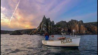 A Morning In The Life Of A Small Boat Fisherman In Cornwall, Uk.