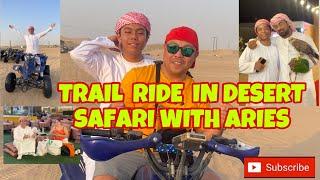 TRAIL RIDE IN DESERT SAFARI WITH ARIES A.k.a.MARWAN