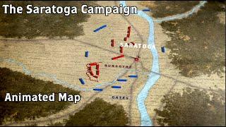 Battle of Saratoga | Animated Battle Map