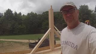 It's Starting to Look Like a House! First Floor Walls Going Up