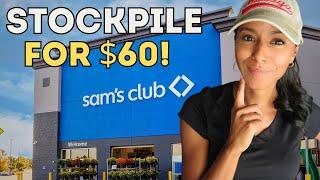 Sam's Club Prepper Pantry Haul! Budget Stockpile for $60