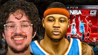 I Went Back to NBA 2K13 Create A Legend with Melo