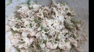 Chicken Salad Recipe - (Chicken Salad in 3 minutes).