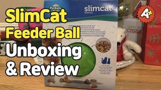 SlimCat Feeder Ball Review (PetSafe) by Korat Cat - Chadol's House