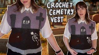 CROCHET CEMETERY VEST