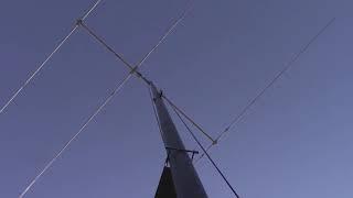 Rotating Tower For Ham Radio 30 Feet Tall At Jim W6LG's House And Can Be Used For Emergency Comms.