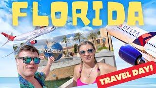 FLORIDA TRAVEL DAY ! WE SAVE THOUSANDS FLYING INDIRECT TO ORLANDO