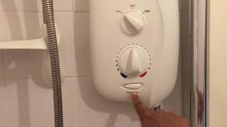 Electric shower Mira Sports Usage Instructions How To Guide