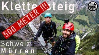 Klettersteig Mürren | Via ferrata | Schweiz | 500 Meter Tiefblick !!!