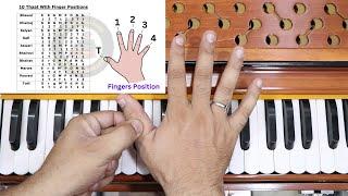 One of the best exericse for fast fingers on harmonium - How to play fast fingers on harmonium