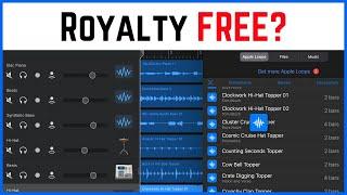 Are GarageBand's FREE APPLE LOOPS royalty free?
