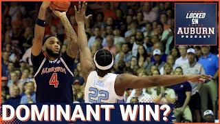 REACTION: Auburn basketball DOMINATES the North Carolina Tar Heels