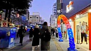 대구 동성로 퇴근시간  반월당역~중앙로역  On the way home from Jungang-ro street in Daegu, Korea