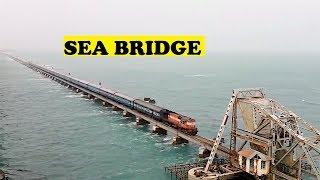 ALCO Chennai Rameswaram Express On Pamban Sea Bridge