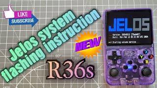 R36s New system update 2024 Jelos installation process, tutorial ,direct link on descripiton