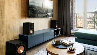 Klipsch R-60M Bookshelf Speakers is Here sitting above the Klipsch R-40M & R-50M bookshelf units,