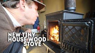 New TINY HOUSE Wood Stove | Breaking In My Jotul 602