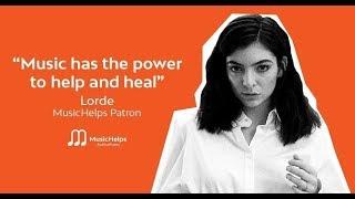 MusicHelps announces new name and new Patron, Lorde.