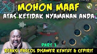 "MOHON MAAF" atas ketidak nyamanan anda !!! #pascoltopglobalmiya #mobilelegends #streamer