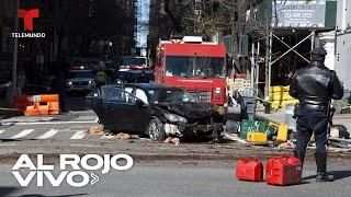 Choque automovilístico deja al menos seis heridos y varios daños materiales en Manhattan