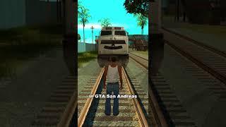 IF GTA CHARACTERS GET HIT BY A TRAIN