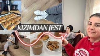 BENİ MUTLU ETTİ  ANNEM ALMIŞ BAŞLAMIŞ  CANIM İSTEDİ YAPTIM  KOŞA KOŞA BİME GİTTİM YOKTU VLOG 