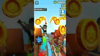 Dia 3 fazendo a burla do naag no mobile! #subwaysurfers #shorts #nocoinschallenge #subway #surf