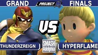 Project M - ThundeRzReiGN (Captain Falcon) vs HyperFlame (Lucas) - SMASHADELPHIA 2017 Grand Finals