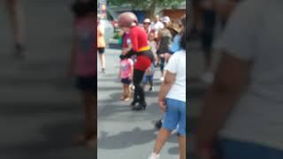 Dancing with the Elastigirl from the Incredibles at Disney World | August 2018