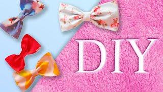 How to make a fabric bow, DIY hair accessories, fabric bow. How to make a bow with your own hands