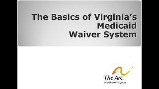 Medicaid Waiver Basics