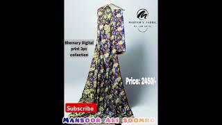 Shemary Digital Print 3pic LUXURY COLLECTION #elegantfashion #karachi  #pakistan #designdress