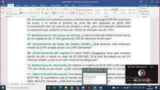 04  Interés simple problemas resueltos | MATEMÁTICAS FINANCIERAS | NIVEL EXPERTO | FINANZAS