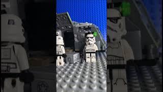 Storm trooper trips LEGO stop-motion #shorts #lego #starwars #2023 #stopmotion #stormtrooper