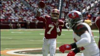 Madden 20 Gameplay Washington Redskins vs Tampa Bay Buccaneers (Madden NFL 20 Gameplay)