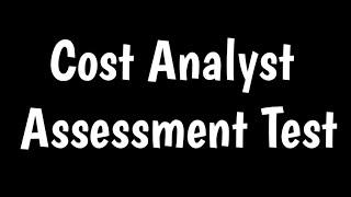 Pricing Analyst Assessment Test | Pricing & Cost Consultant Assessment Test |