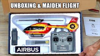 AIRBUS H145 | Unboxing and Maiden Flight | RC ERA C190