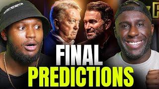 Queensberry vs Matchroom 5v5 FINAL PREDICTIONS..