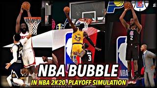 I Simulated The NBA Playoffs In The BUBBLE on NBA 2K20, and this happened...